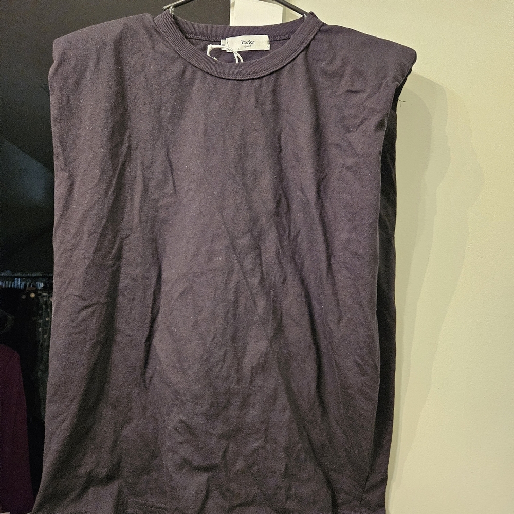 The Frankie Shop Shoulder Muscle T-Shirt